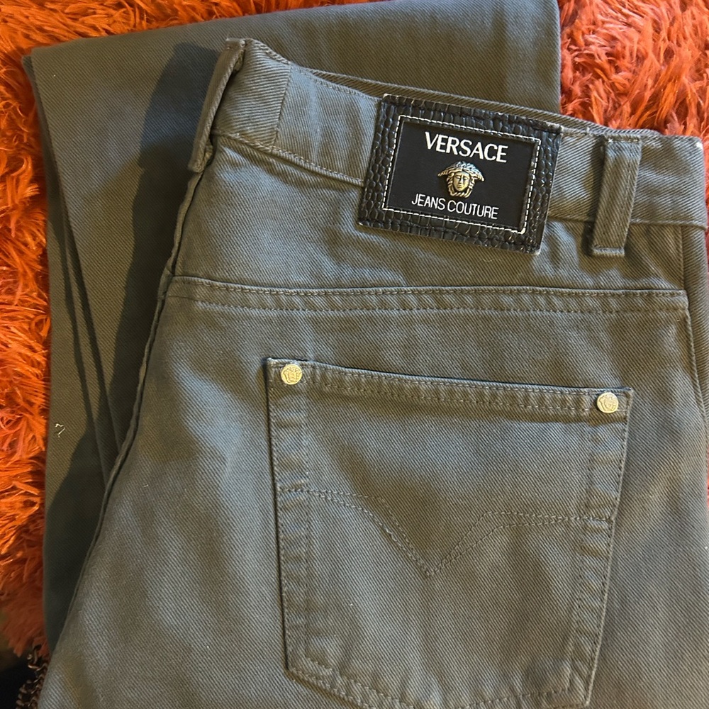 Versace Gray Jeans Classic Style